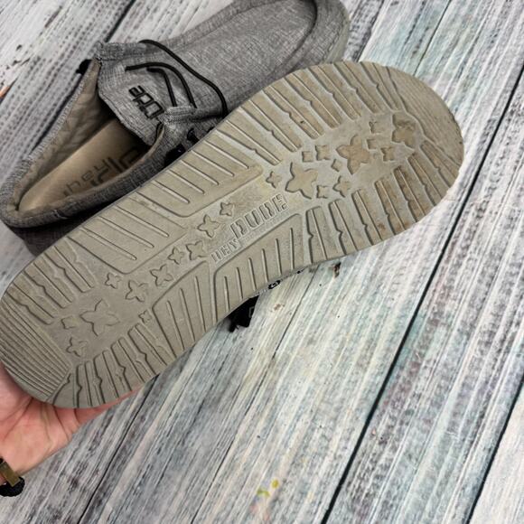 Hey Dude Wally Stretch Steel Men’s Size 12 - Picture 3 of 4